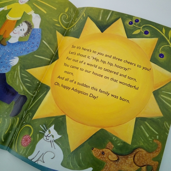 Happy Adoption Day! Book 1996 John McCutcheon Library of Congress Hachette - Picture 7 of 7